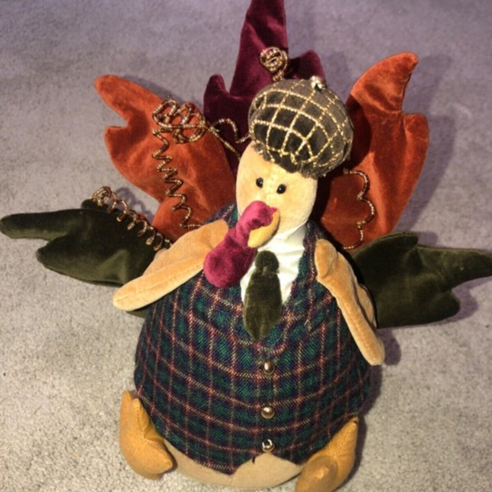 Thanksgiving Turkey Doll figure Decoration Decor